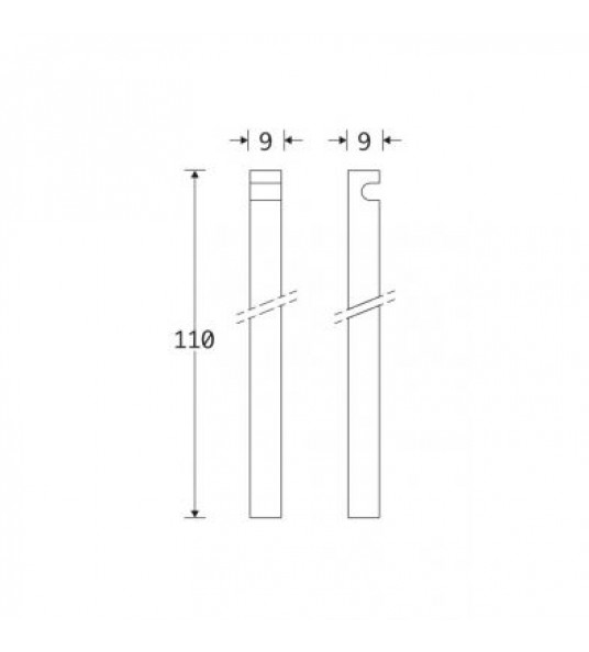 KRUK/POMP ESPAGNOLETSTANG Q9X1100MM MMZ
