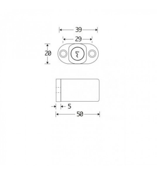 ESPAGNOLETSLOT VIERKANTE STANG MMZ ESPAGNOLETSLOT VIERKANTE STANG MMZ