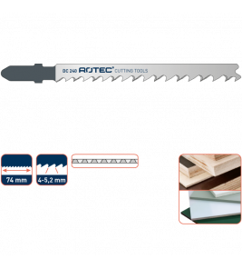 DECOUPEERZAAGBLAD DC240 PROGRESSIVE HOUT FIJN (5 STUKS)