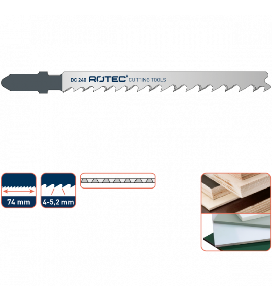 DECOUPEERZAAGBLAD DC240 PROGRESSIVE HOUT FIJN (5 STUKS)