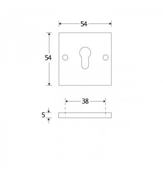 SKG CILINDERROZET BAUHAUS-STYLE BI MTO