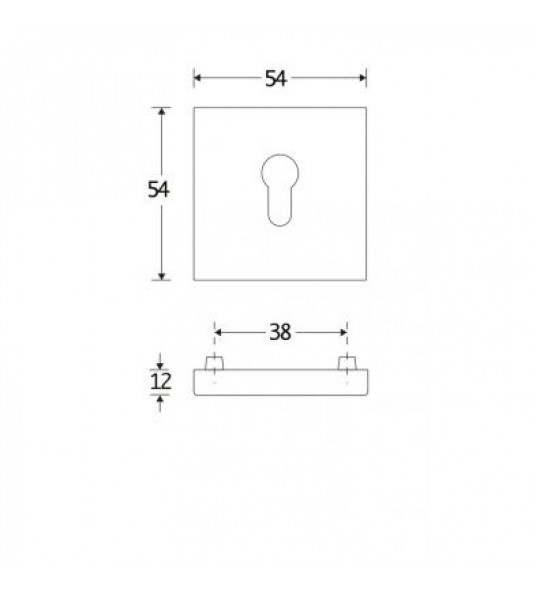 SKG CILINDERROZET BAUHAUS-STYLE BU MTO