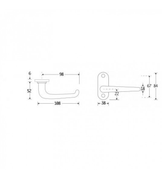 KRUKGARN. HALFSABEL/OVAAL MGC