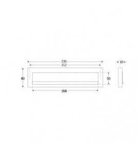 BRIEFPLAAT RECHTHOEK MI SATORI MMNTI