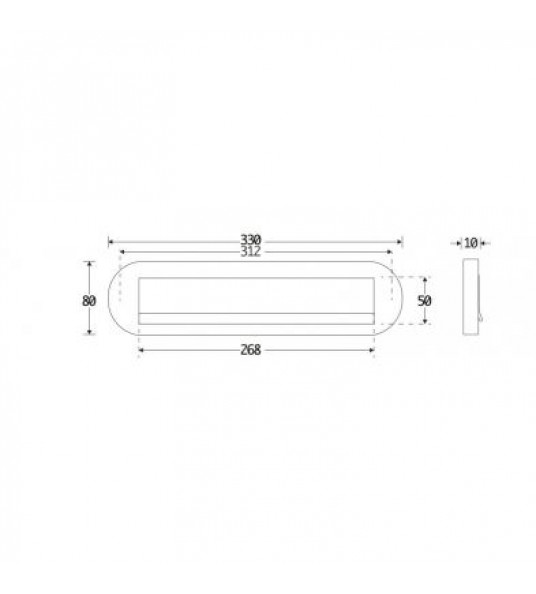 BRIEFPLAAT OVAAL MI SATORI MTO