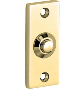 MI SATORI BELDRUKKER RECHTHOEK 65X27 MM MESSING ONGELAKT