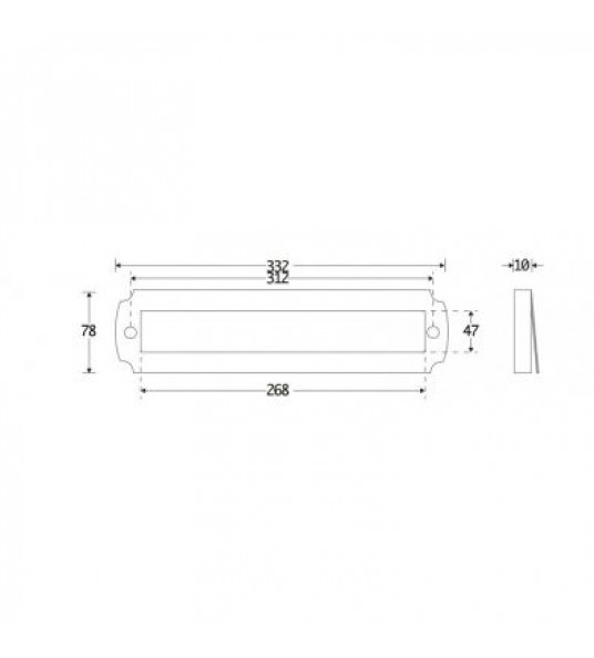 TOCHTKLEP ART-NOUVEAU MMZ