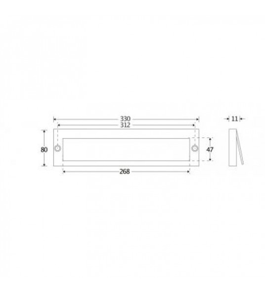 TOCHTKLEP RECHTHOEK MI SATORI MGO