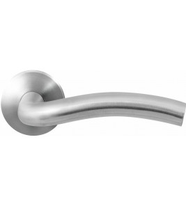 GPF1010.00 KUI DEURKRUK OP RONDE ROZET RVS, 50X8MM