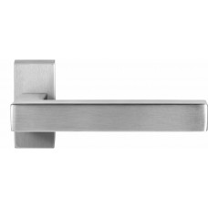 GPF1302.01 ZAKI+ DEURKRUK OP RECHTHOEKIGE ROZET RVS, 70X32X10MM