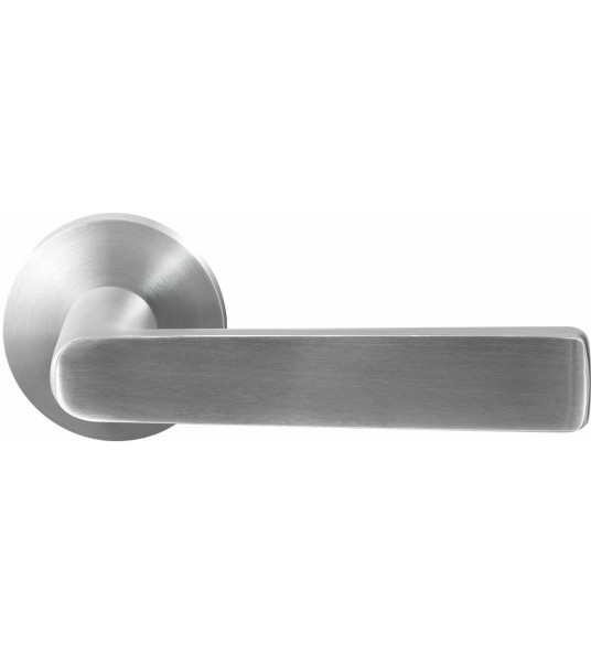 GPF1325.09-00 KUME DEURKRUK OP RONDE ROZET RVS, 50X8MM GPF1325.09-00 KUME DEURKRUK OP RONDE ROZET RVS, 50X8MM