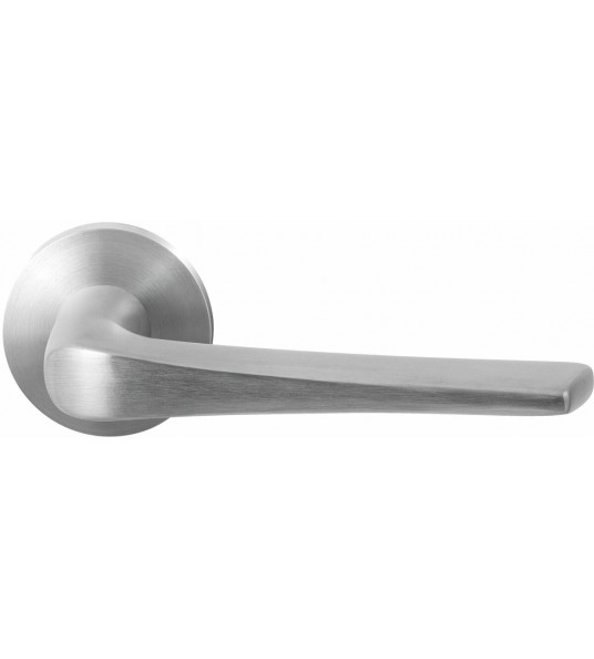 GPF2065.09-00 TIKI DEURKRUK OP RONDE ROZET RVS, 50X8MM GPF2065.09-00 TIKI DEURKRUK OP RONDE ROZET RVS, 50X8MM