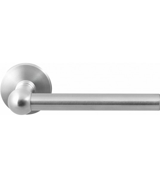 GPF3050.09-00 HIPI DEURKRUK OP RONDE ROZET RVS, 50X8MM