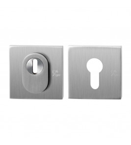 GPF9387.09 VEILIGHEIDSROZET VIERKANT 54X54 MM SKG*** MET KERNTREK RVS