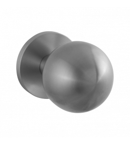 GPF9823.09 RVS MAT KOGEL VOORDEURKNOP 70MM OP ROZET 70MM