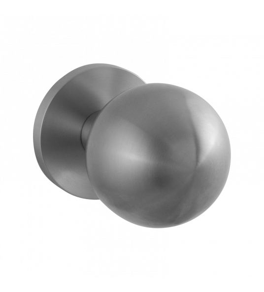 GPF9823.09 RVS MAT KOGEL VOORDEURKNOP 70MM OP ROZET 70MM GPF9823.09 RVS MAT KOGEL VOORDEURKNOP 70MM OP ROZET 70MM