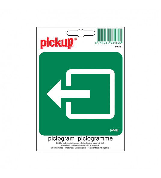 PICTOGRAM 10X10CM NORMALE UITGANG