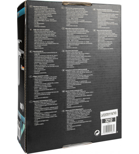 CORNAT BALATIUS 1 GREEPS-MENGKRAAN WASTAFEL CHROOM INCL CLICK PLUG