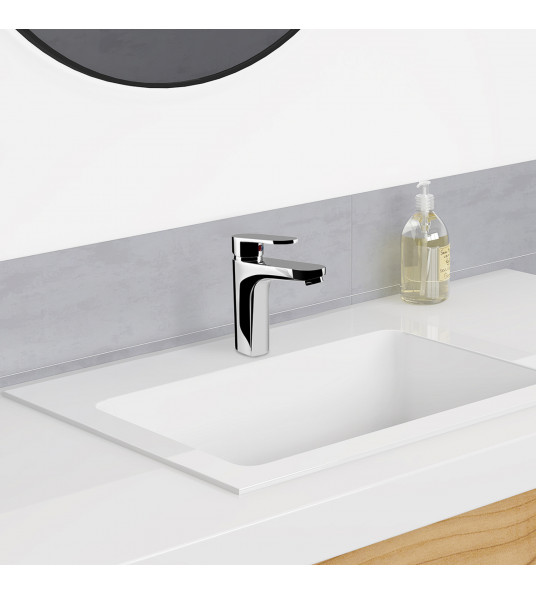 CORNAT BALATIUS 1 GREEPS-MENGKRAAN WASTAFEL CHROOM INCL CLICK PLUG