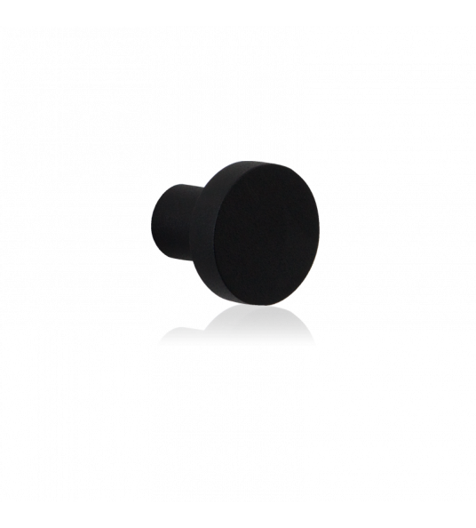 GPF8504.25 ZWART MEUBELKNOP ROND 25MM/ HOOGTE 21MM GPF8504.25 ZWART MEUBELKNOP ROND 25MM/ HOOGTE 21MM