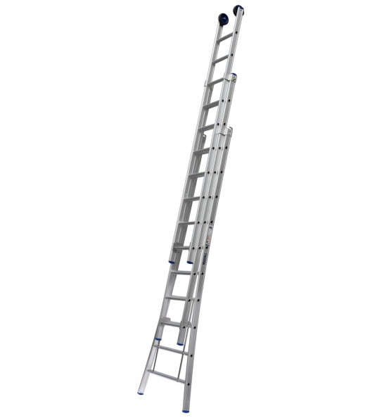 REFORM LADDER 3X12 UITGEBOGEN GEANODISEERD + TOPROLLEN