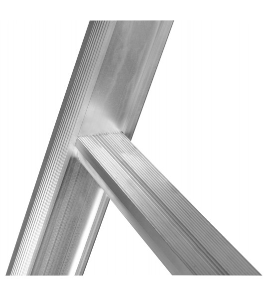 REFORM LADDER 3X12 UITGEBOGEN GEANODISEERD + TOPROLLEN