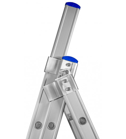 REFORM LADDER 3X12 UITGEBOGEN GEANODISEERD + TOPROLLEN