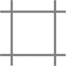 VOLIEREGAAS QUADRA VERZ. 13X0.8 100 CM X 10 M