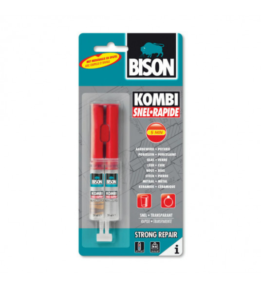 BISON KOMBI SNEL 2-COMPONENTENLIJM 24ML