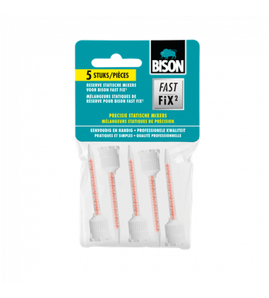 BISON FAST FIX² STATISCHE MIXERS 5 BAG 5 STUKS NL/FR