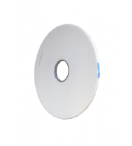 PE GLASBAND SUPER 9X3 MM ZELFKLEVEND WIT ROL A 100 MTR