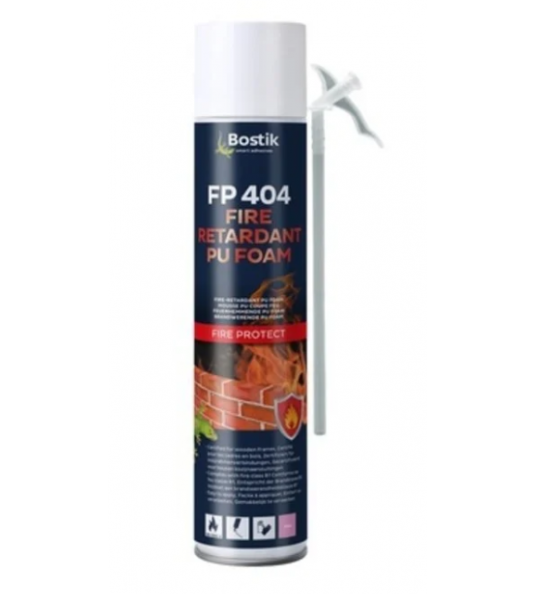 BOSTIK FP 404 FIRE RETARTDANT PU FOAM HH 750ML BOSTIK FP 404 FIRE RETARTDANT PU FOAM HH 750ML