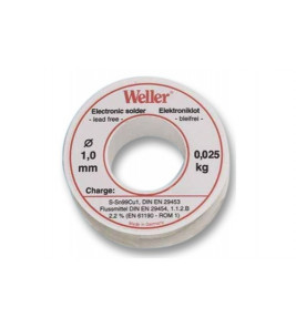 DRAADSOLDEER 1MM TIN/KOPER 99/1 HARSKERN 100G, LOODVRIJ