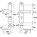 AXA PREMIUM VEILIGHEIDSBESLAG ZWART WING-KNOP ARROW PC72 ANTI-KERNTREK