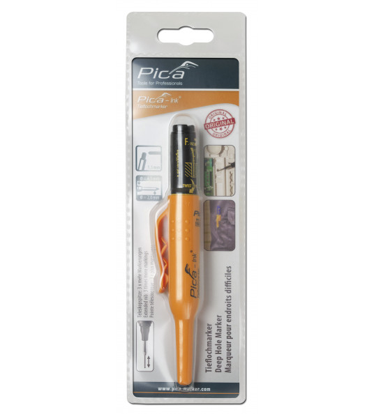 PICA INK 150/46 MARKEERSTIFT TBV DIEPE GATEN ZWART PICA INK 150/46 MARKEERSTIFT TBV DIEPE GATEN ZWART