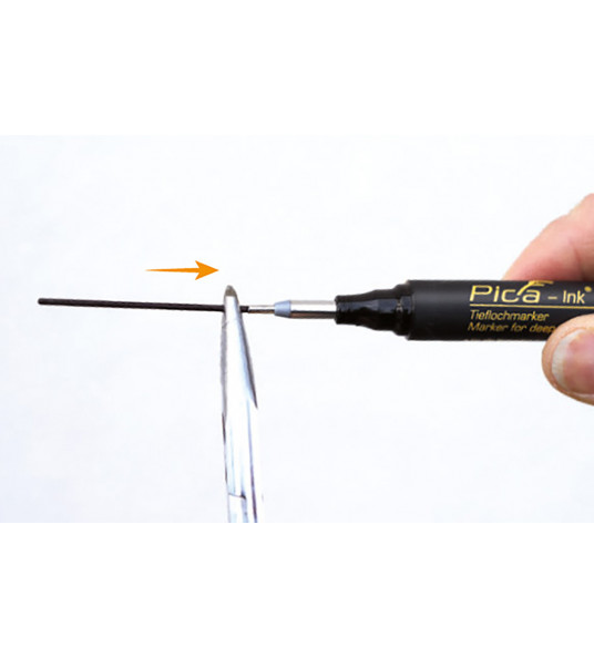 PICA INK 150/46 MARKEERSTIFT TBV DIEPE GATEN ZWART PICA INK 150/46 MARKEERSTIFT TBV DIEPE GATEN ZWART