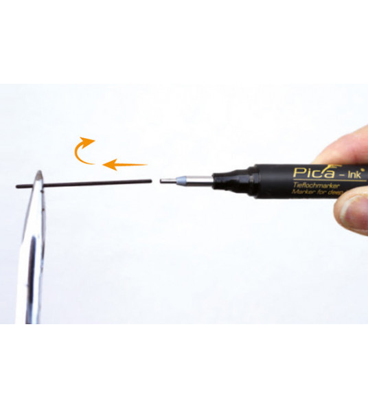 PICA 150/40 MARKEERSTIFT VOOR DIEPE GATEN ROOD PICA 150/40 MARKEERSTIFT VOOR DIEPE GATEN ROOD