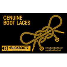 BUCKBOOTZ VETERS ZWART 140CM