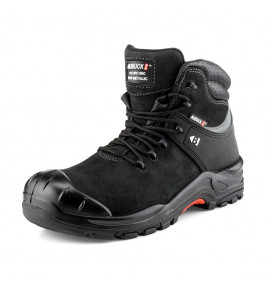 BUCKBOOTZ NUBUCKZ HOOG ZWART METAALVRIJ S3/HRO/SRC/WRU MT 46