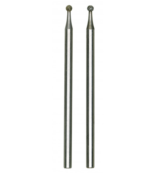 DIAMANT SLIJPSTIFTEN KOGEL Ø 1,8 MM. 2 ST.