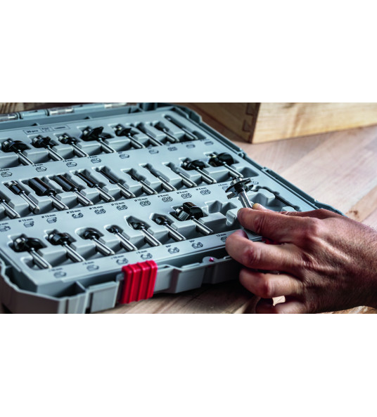 BOSCH 6-D FREZENSET RECHTE SCHACHT 8MM