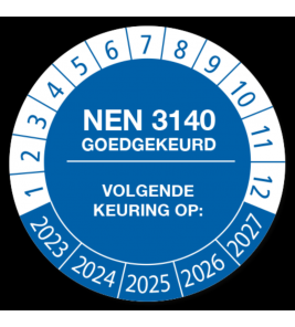 NEN3140 CERTIFICAAT KEURING APPARATEN (INCL ARBEID) NEN3140 CERTIFICAAT KEURING APPARATEN (INCL ARBEID)