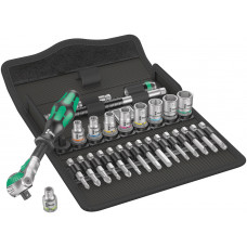 WERA 8100 SA 6 ZYKLOP SPEED-RATELSET, 1/4"-AANDRIJVING, METRISCH, 26-DELIG