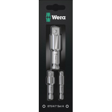 WERA 870/4/7 SET ADAPTERS 3-DELIG