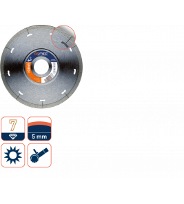 DIAMANTZAAGBLAD 'PYTHON 7' ø125X1,2Xø22,2MM