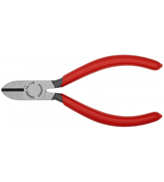 KNIPEX 70 01 110 MINI ZIJSNIJTANG GEPOLIJST/KUNSTSTOF 110 MM