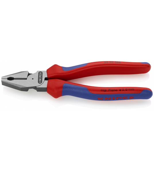 KNIPEX 02 02 180 KRACHT-KOMBITANG GEPOL./COMFORT 180 MM