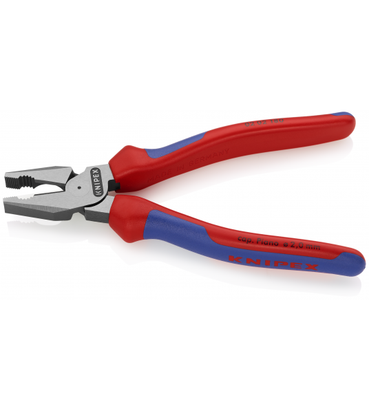 KNIPEX 02 02 180 KRACHT-KOMBITANG GEPOL./COMFORT 180 MM