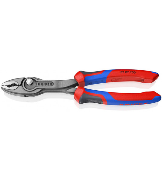 KNIPEX 82 02 200 VOORGRIJPTANG TWINGRIP 200 MM KNIPEX 82 02 200 VOORGRIJPTANG TWINGRIP 200 MM