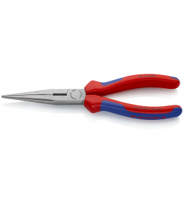 KNIPEX 26 12 200 TELEFOONTANG RECHT + ZIJSNIJKANTEN 200 MM